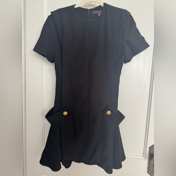 Louis Vuitton Elegant Black Uniform Dress - Picture 1 of 3